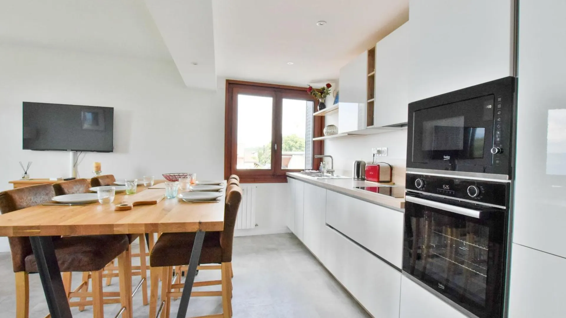 Charmant Appartement 4 Pers Avec Balcon Et Vue Lac, Proche Plage A Neuvecelle - Fr-1-498-18 Frankrig